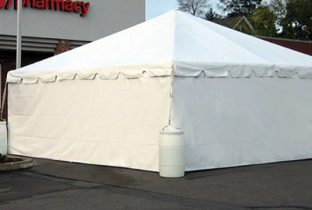Apex Gallery - Frame Tent with Solid sidewalls