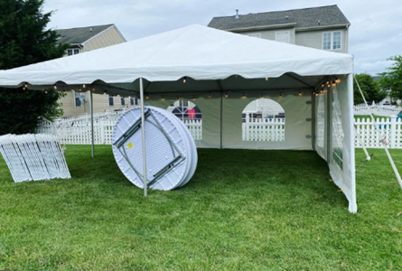 Apex Gallery - Frame Tent with sides