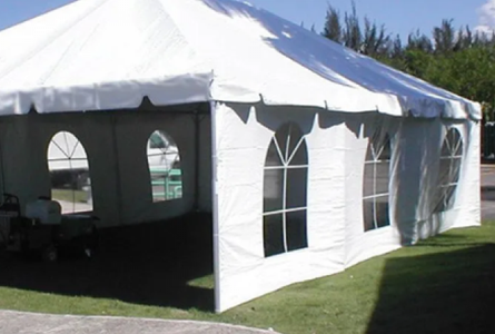 Apex Gallery - Frame Tent with sidewalls