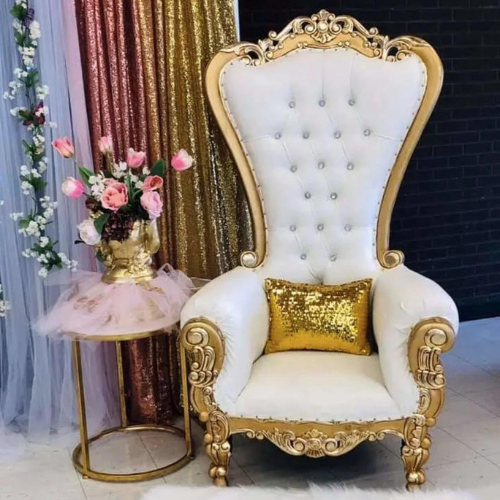 Luxury Single Throne Chair Rentals - Apex Event & Party Rentals Fort Lauderdale