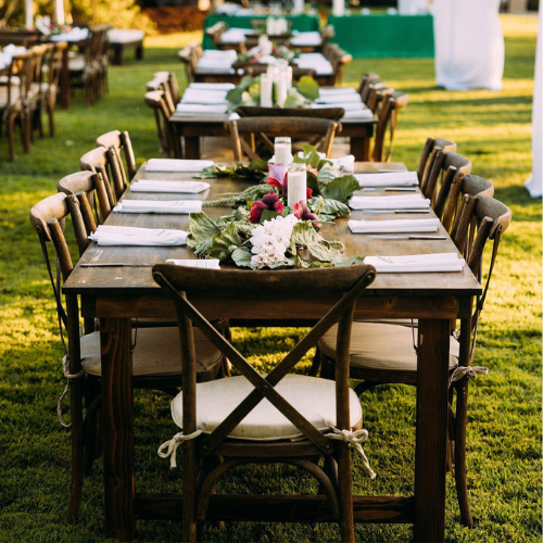 Wood Farm Table Rentals - Apex Event & Party Rentals Fort Lauderdale