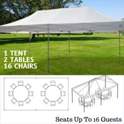 16 Guests Tent Package (DIY)