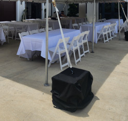 Black Cover for 350 lb Concrete weight