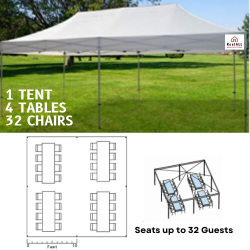 32 Guests Tent Package (20x20)