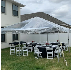 15 x 15 CLEAR TOP Frame Tent