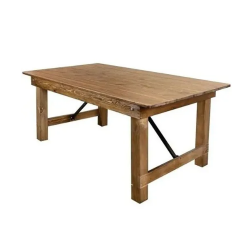 FARM TABLE wood 8ft x 40in Chestnut