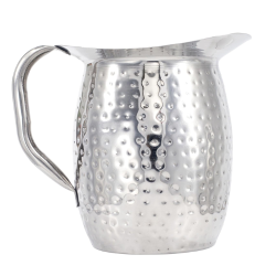 3 Qt Hammered S/S Bell Pitcher