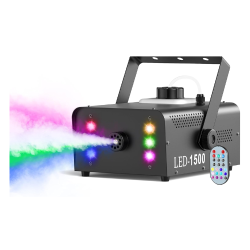 Fog Machine 1500W Smoke machine remote control 6 LED Lights