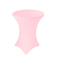 Spandex Cocktail Table Cover - 30in High-Top -Pink