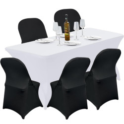 Chair Cover Spandex  Black for Folding Chair