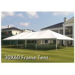 30 x 60 Frame Tent White