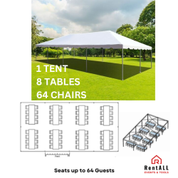 64 Guests Tent Package (20x40)