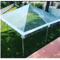 20 x 20 Frame Tents Clear Top