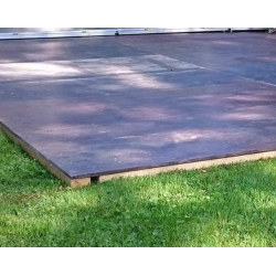 Plywood Tent Flooring   Black