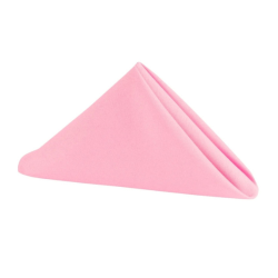 20x20 Polyester Napkin (10 pack)  Pink