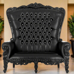 Double Throne Chair Black
