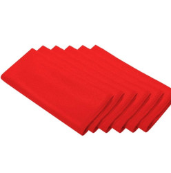 20x20 Polyester Napkin (10 pack)  Red